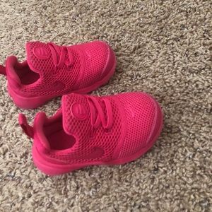 Hot pink Nike’s